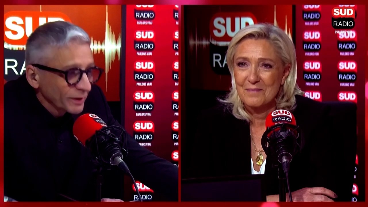 Marine Le Pen invitée de Sud Radio, l'émission en intégralité