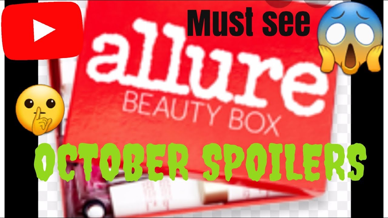 ALLURE SPOILERS FOR OCTOBER 2019