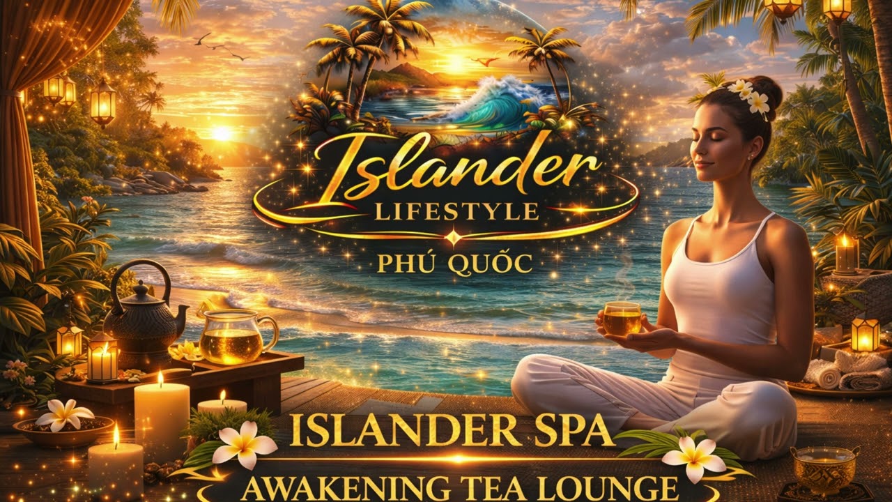 ISLANDER SPA AWAKENING TEA LOUNGE | Spa Music, Yoga, Meditation #phuquoc #spa #yoga #beauty #healing