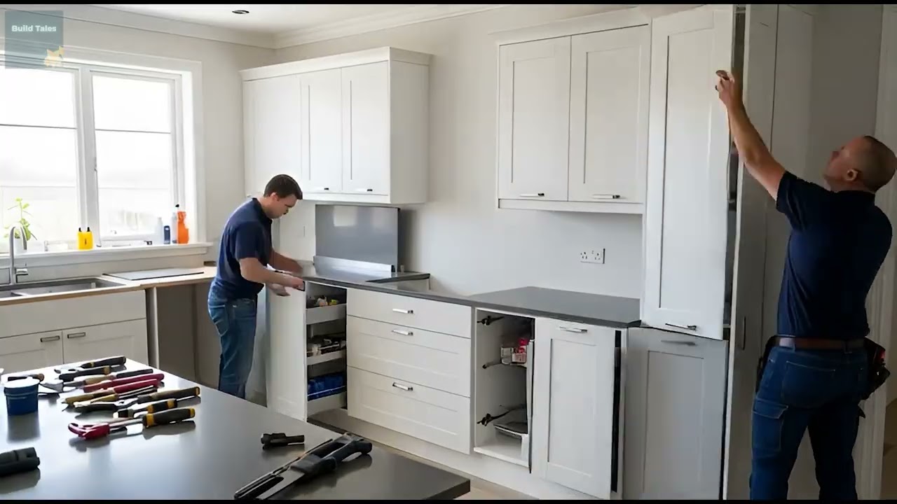 Relaxing Renovation ASMR &mdash; Build + Transform Home!