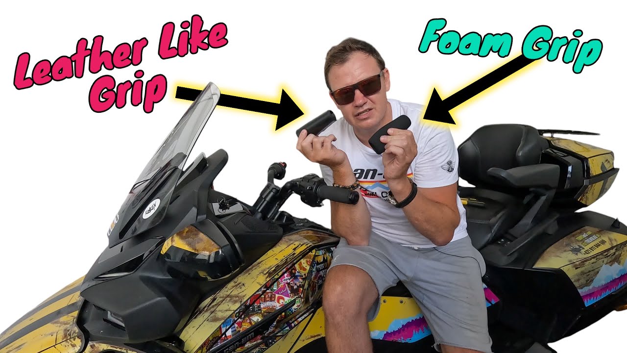 Рукоятки из пены и кожи для Can-Am Spyder и Ryker | MartinTheVlogger объясняет разницу