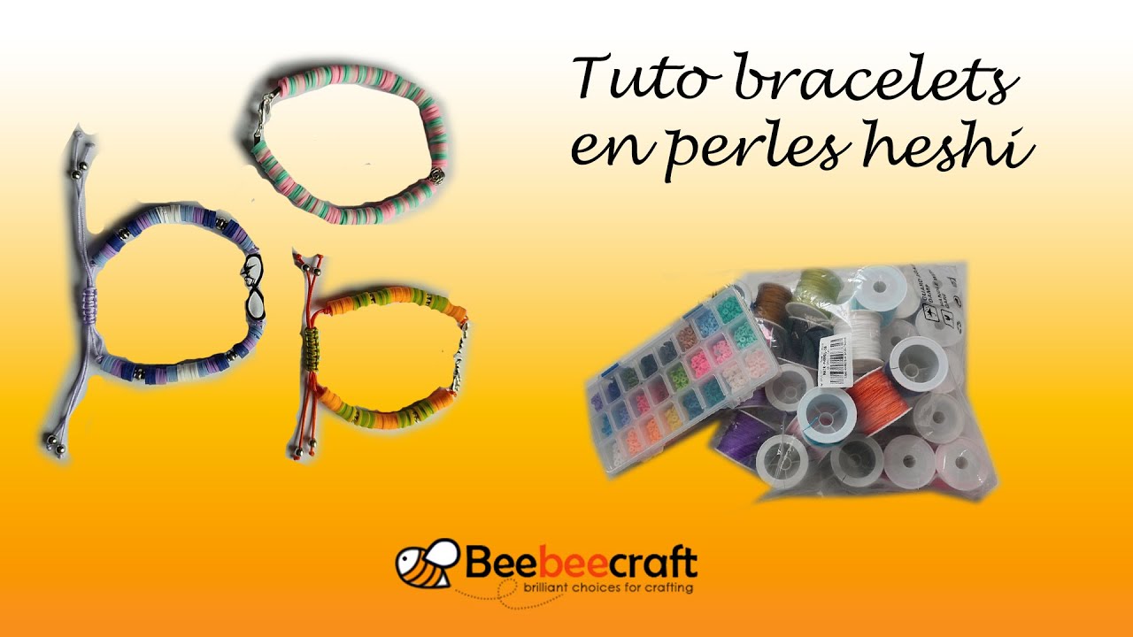 Tuto bracelet en perles heishi avec Beebeecraft