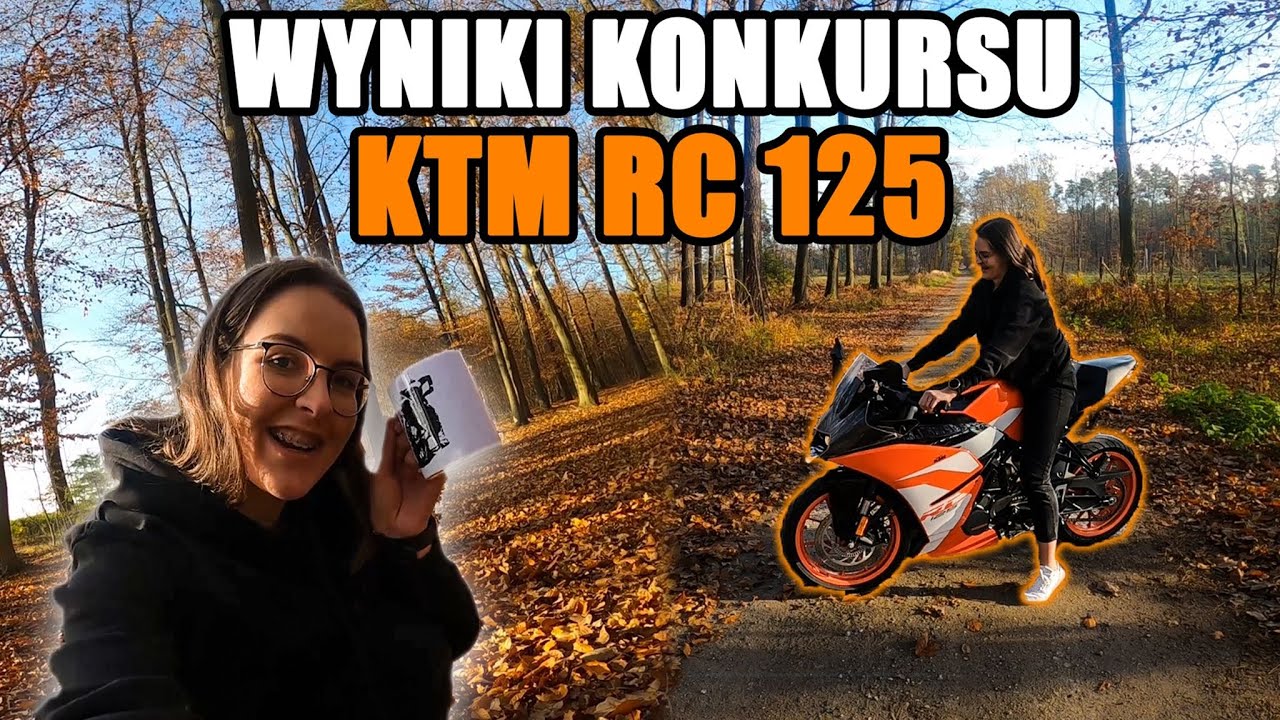 KTM RC 125 IDEALNY MOTOCYKL NA KAT. A1?  *WYNIKI KONKURSU*