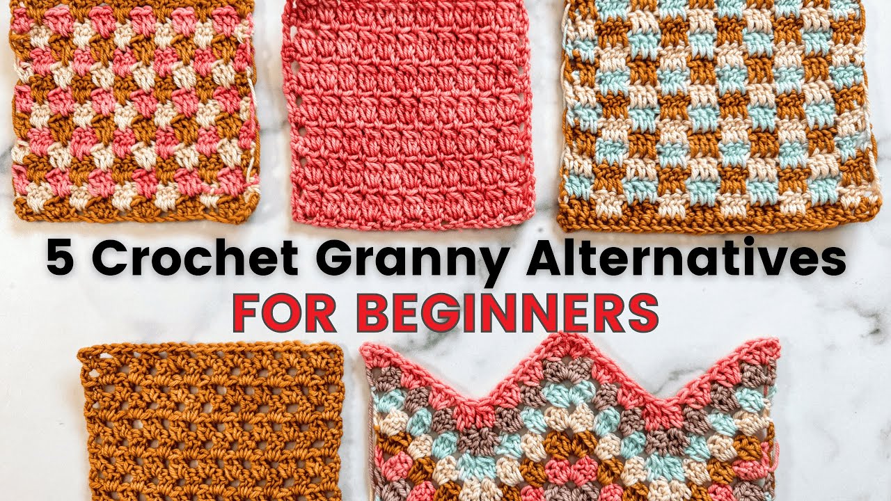 5 Easy Crochet Stitches Better Than the Granny Stripe | Beginner Crochet