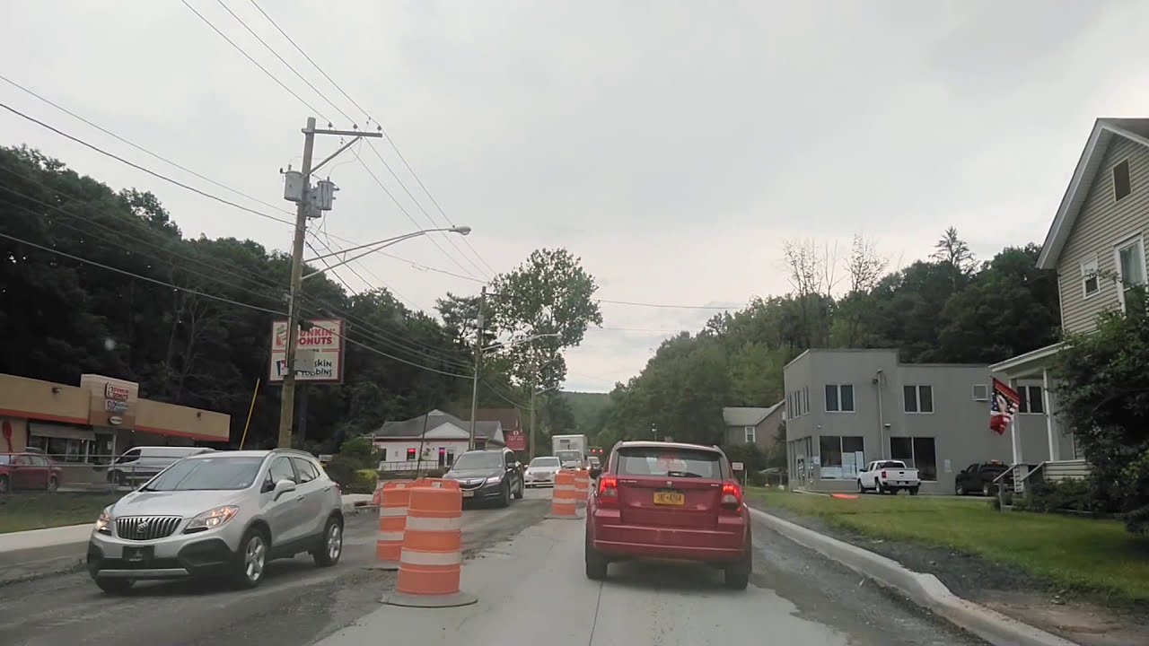Driving from Port Jervis to Goshen, New York