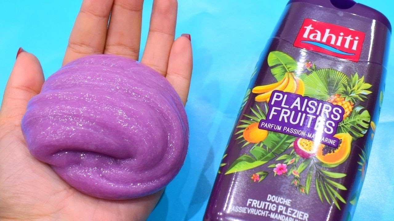 SLIME SANS COLLE avec du GEL DOUCHE ?! 😍 SLIME WITHOUT GLUE !! 💦