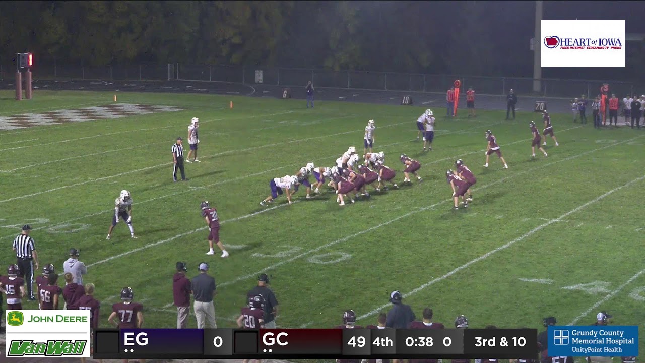 Grundy Center Varsity FB vs Eagle Grove