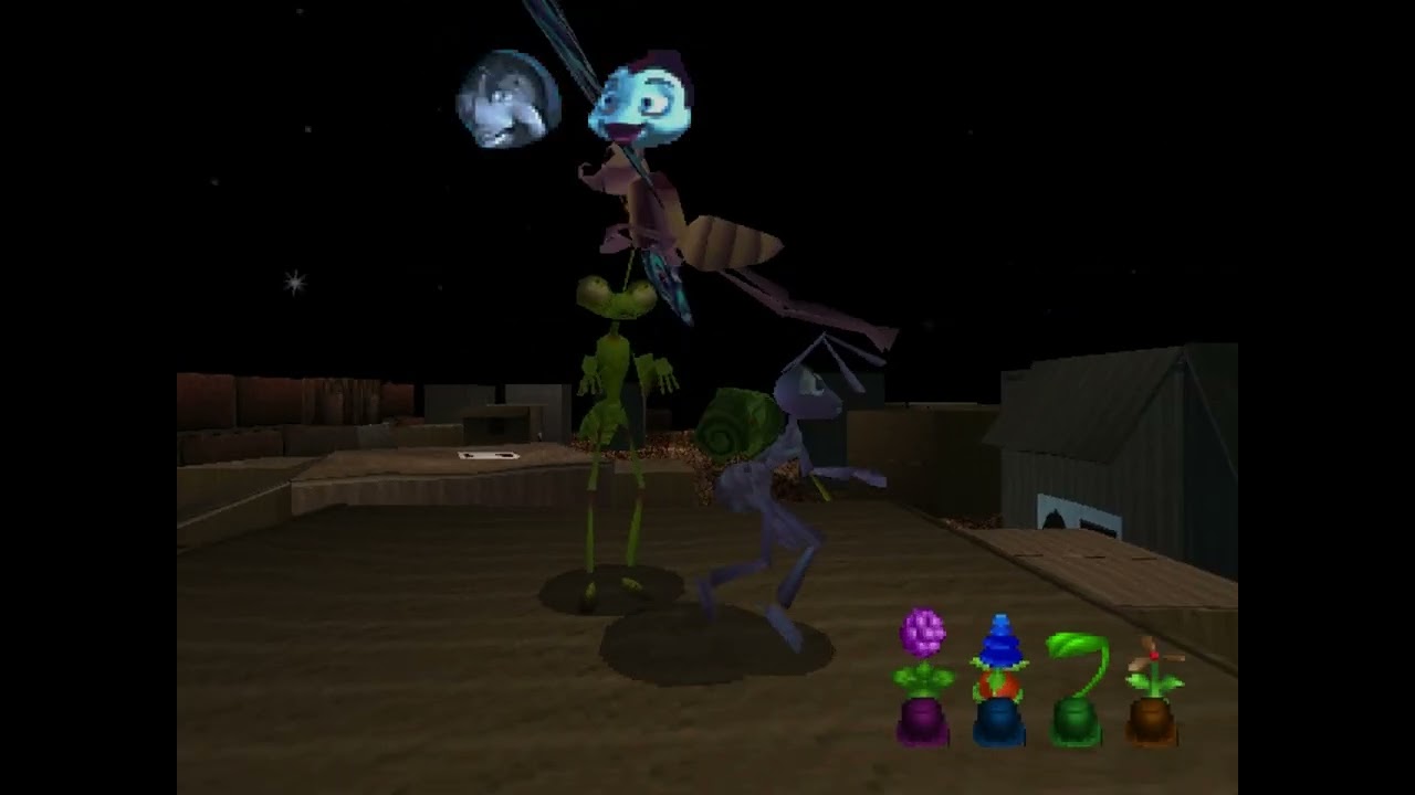 A Bug's Life 100% Walkthrough (City Square)