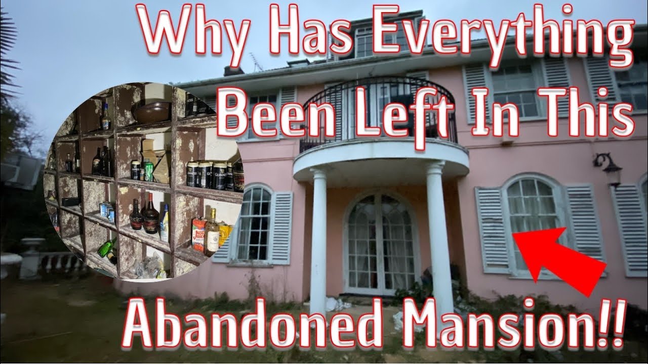 Why Has Everything Been Left In This Huge Abandoned Pink Mansion?!