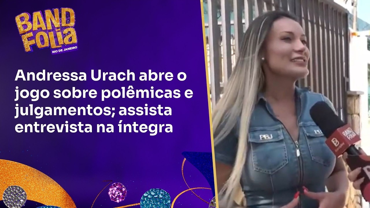 Andressa Urach abre o jogo sobre polêmicas e julgamentos; assista entrevista na íntegra