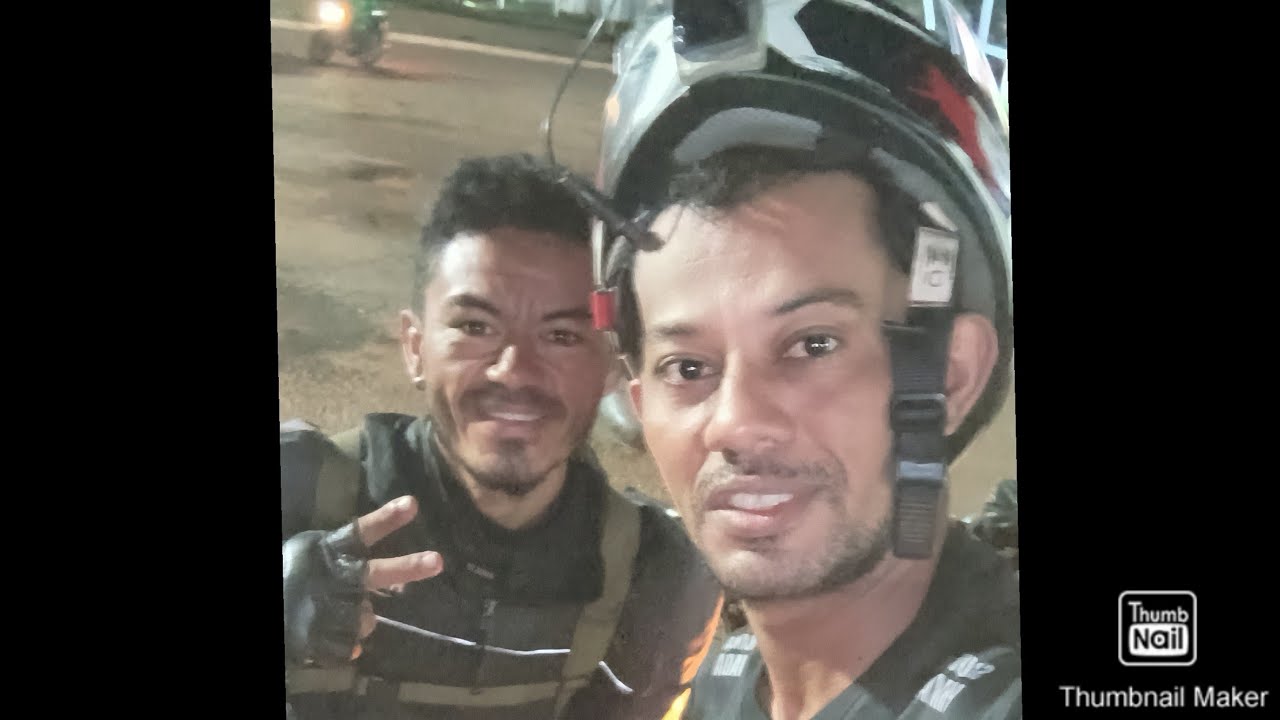 Recebendo nosso irmão de estrada Flavio De fam pelo mundo pela terceira vez em Rondonópolis MT