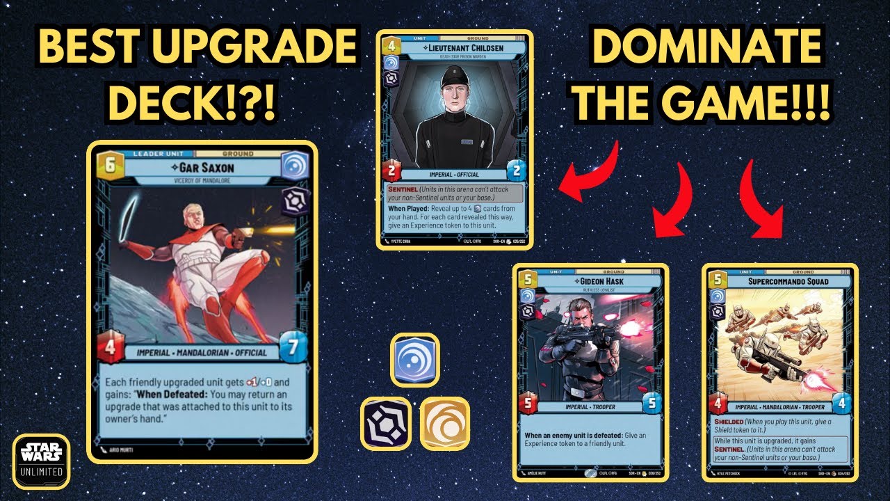Gar Saxon Deck - Upgrade your units and dominate! | Star Wars Unlimited