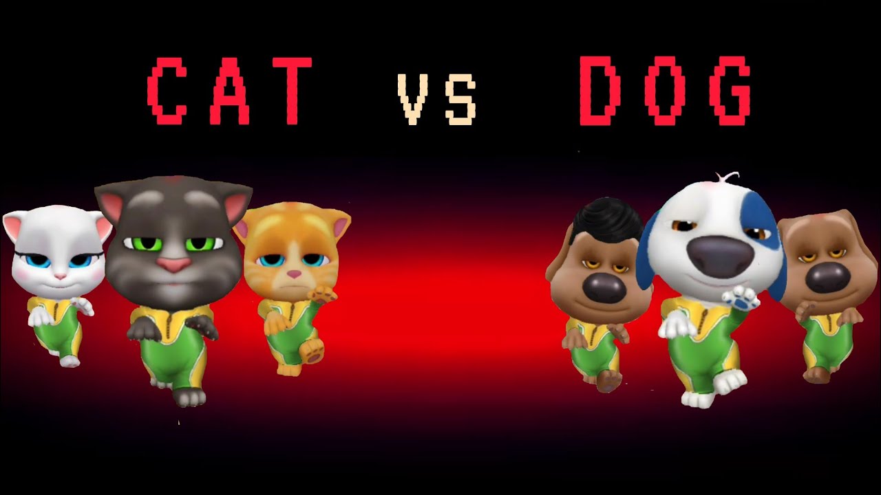My Talking Tom Friends - AMONG US - ZOMBIE - CAT VS DOG