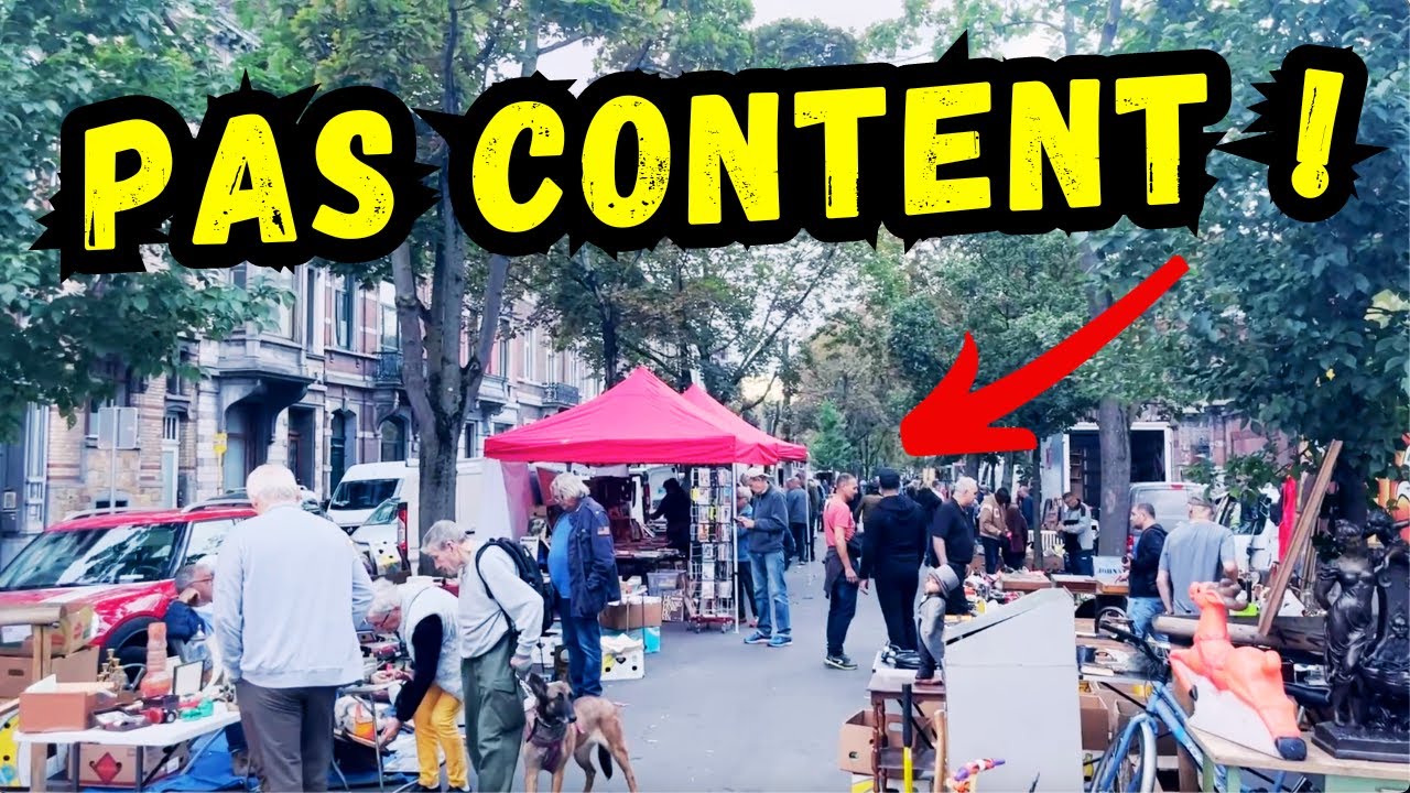La Grogne des Brocanteurs à Saint-Pholien