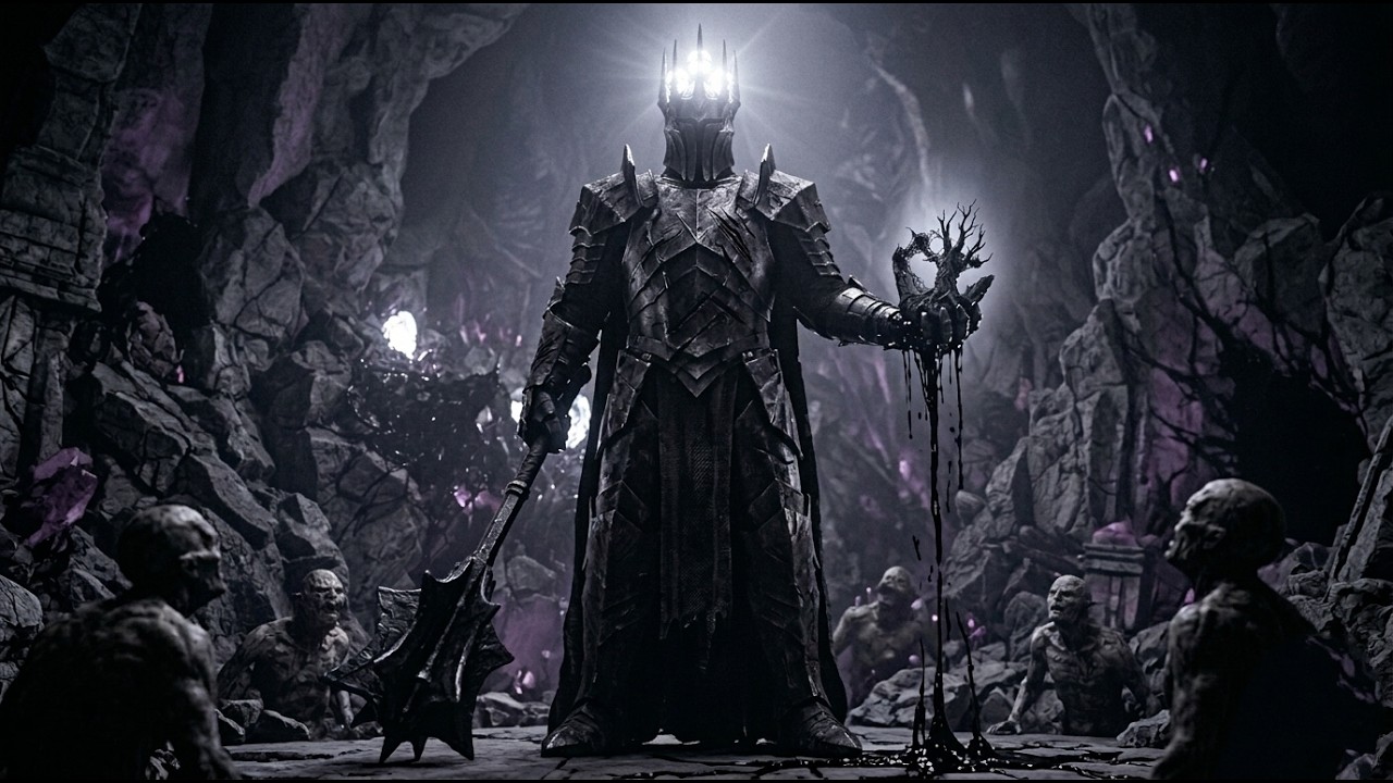 Morgoth: Il Dio che ha creato l'Inferno 💀 La Vera Origine degli Orchi #morgoth  #tolkien  #miti
