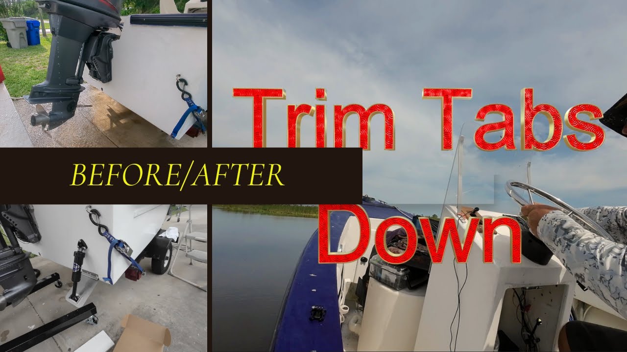 Solving stability & porpoising with Bennett's Self-Leveling Trim Tabs on a Tiny Boat! They work!