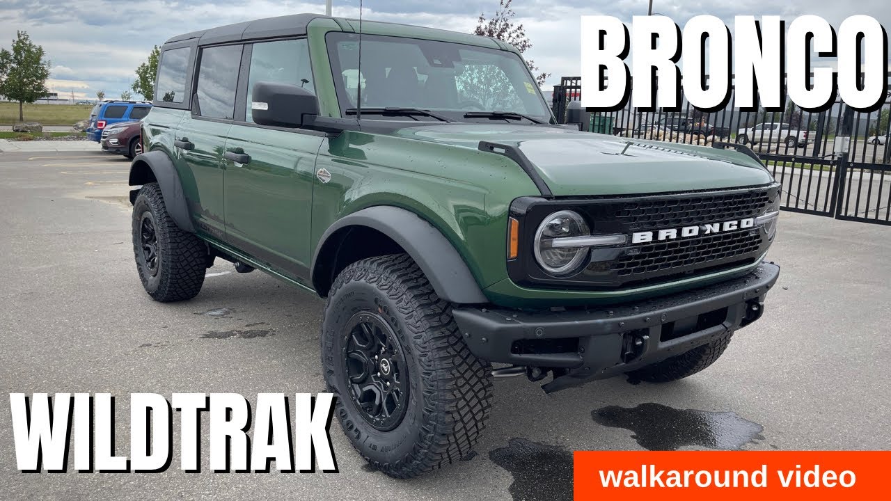 2023 Bronco Wildtrak Eruption Green