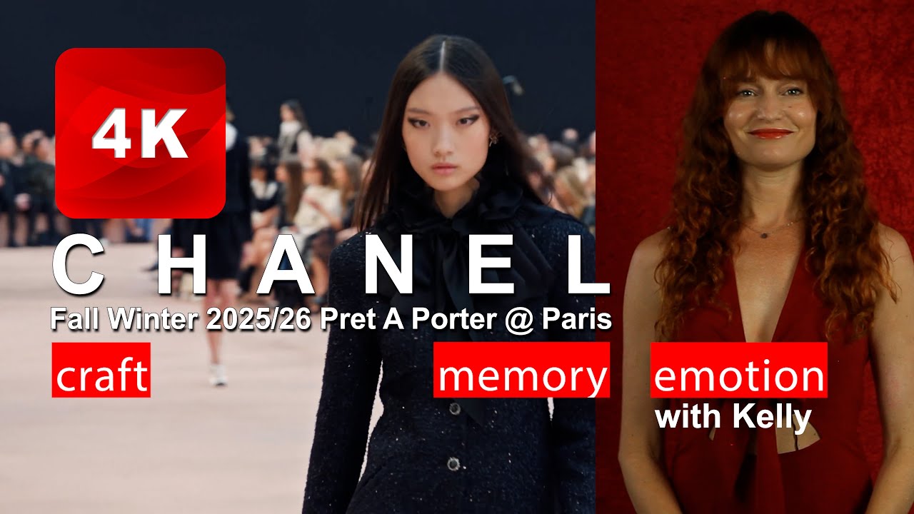 F+ Chanel - Fall winter 2025-26 Runway @ Paris - 4k with Kelly