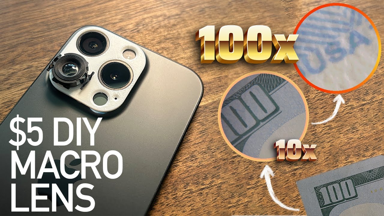 $5 DIY iPHONE MACRO LENS
