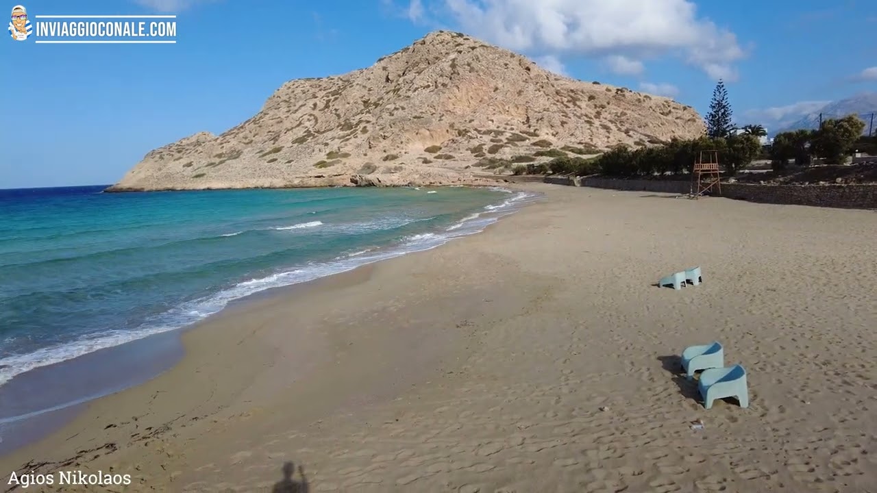 karpathos 🇬🇷 - Spiaggia di Agios Nikolaos, Arkasa