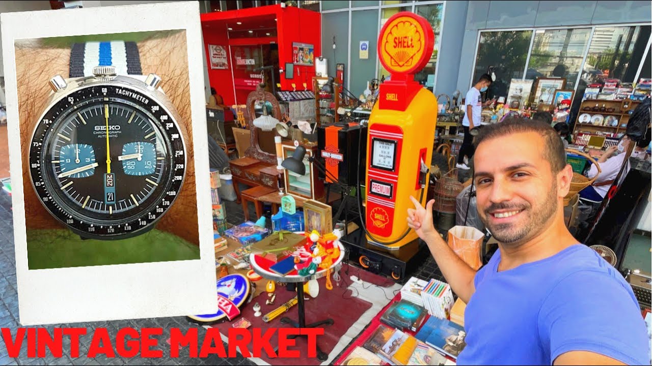 ЛУЧШИЙ РЫНОК ВИНТАЖНЫХ ЧАСОВ И АНТИКВАРИАТ В БАНГКОКЕ (ТРЦ DD MALL / ЧАТУЧАК) [SEIKO, OMEGA, TAG,...