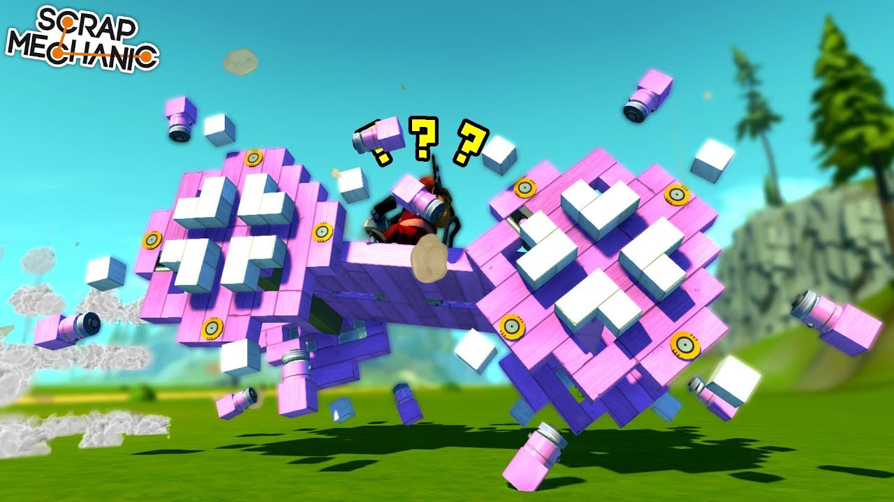 We Raced Using Only Glitches and Instant Regret... - Scrap Mechanic Multiplayer Monday