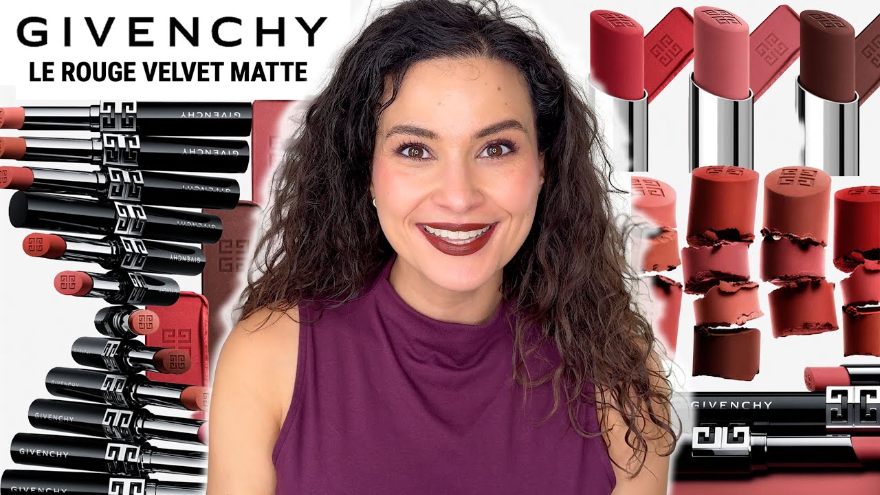 НОВАЯ матовая помада GIVENCHY Le Rouge Velvet 💄