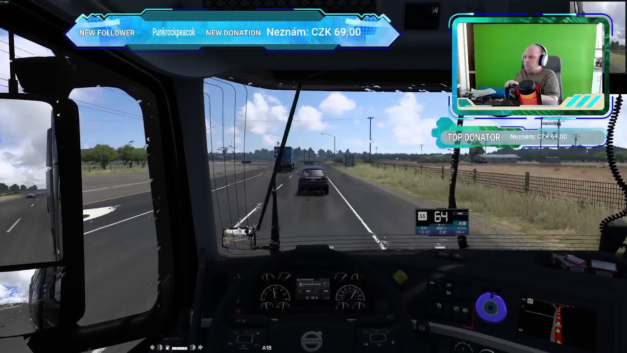 American Truck Simulator | jdu cestovat po světě  | Live