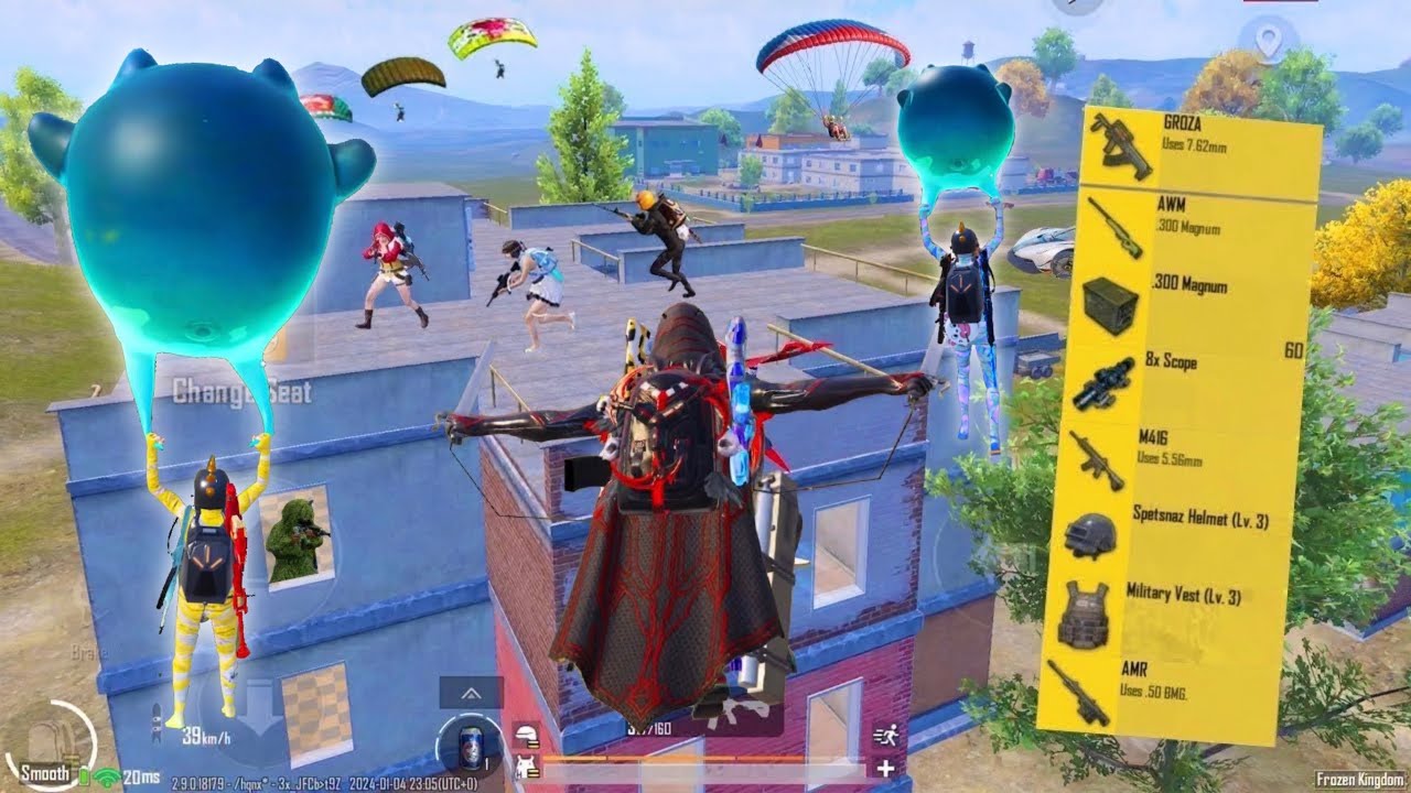 Wow!!😍NEW BEST LOOT GAMEPLAY with GROZA+AWM🔥PUBG Mobile