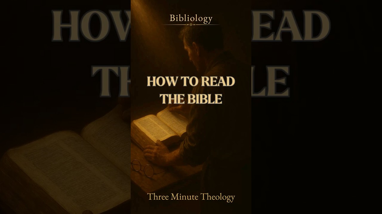 Three Minute Theology | Bibliology - Episode 7 | How to Read the Bible