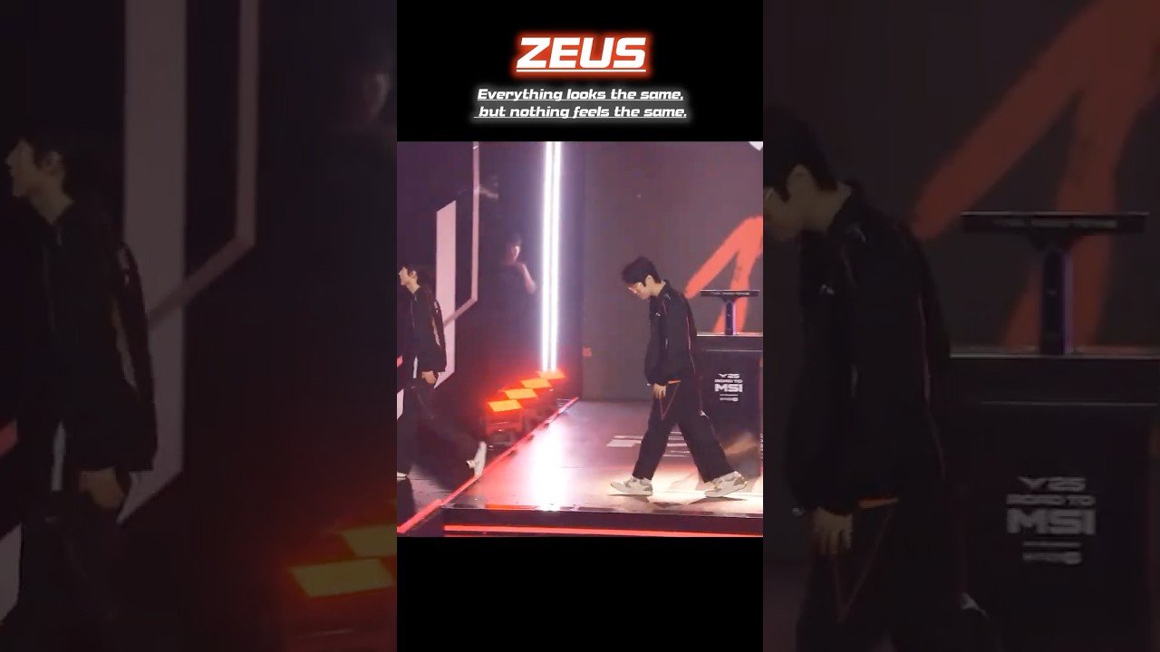 Zeus : Did you all walk away&hellip; or did I ..😢 T1 vs HLE ( Final Round ) 2025 LCK Road to MSI