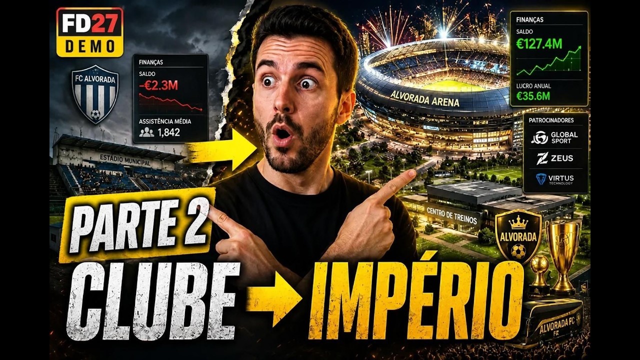 Esquece as T&aacute;ticas... Aqui Geres Tudo! Come&ccedil;as com um Clube. Acabas com um Imp&eacute;rio?