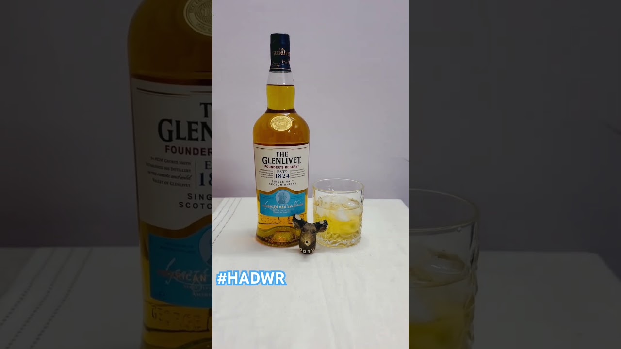 The Glenlivet Founder&rsquo;s Reserve single malt whisky #glenlivet #singlemalt #whiskey #whisky #HADWR