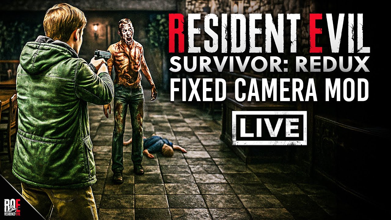 RESIDENT EVIL SURVIVOR: REDUX || FIXED CAMERA (MOD) | FULL GAMEPLAY & DOWNLOAD 🔴LIVE