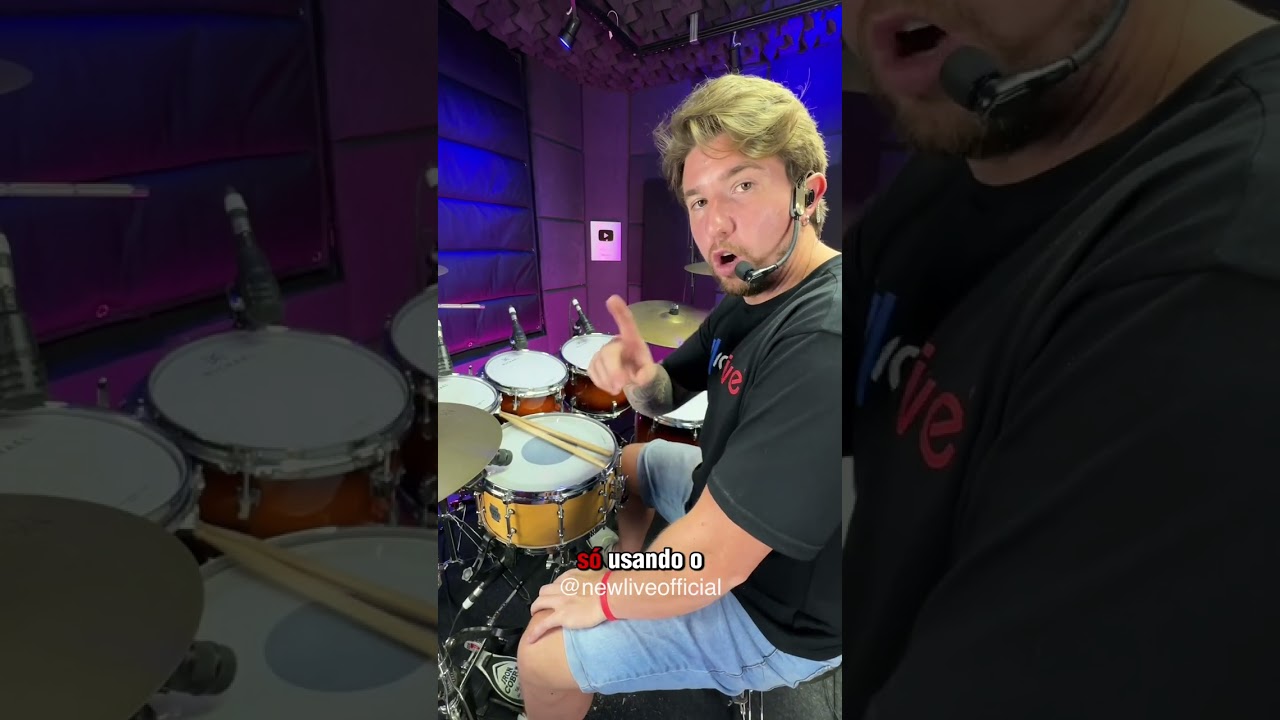 Como gravar bateria pelo celular | Simples e Fácil #baterista #bateristaevangelico #batera #bateria
