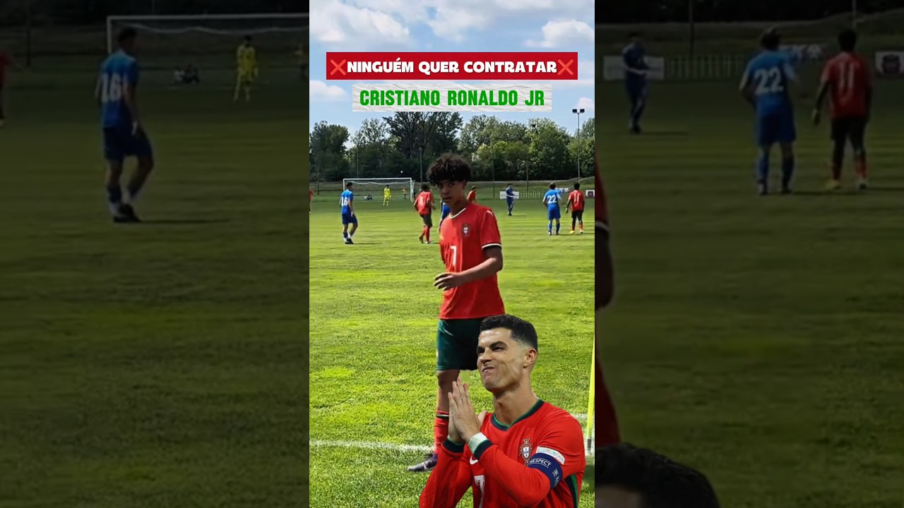 A estreia do filho de Cristiano Ronaldo surpreendeu a todos 😱 