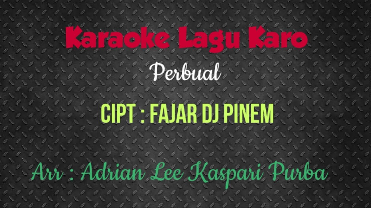 PERBUAL KARAOKE (GENDANG SALIH)