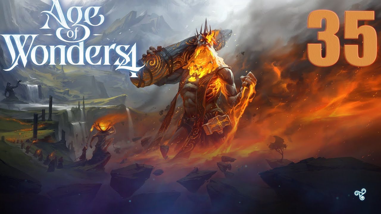 🔥Age of wonders 4.Прохождение#35.Эдвард наслал исчадий хаоса.🔥