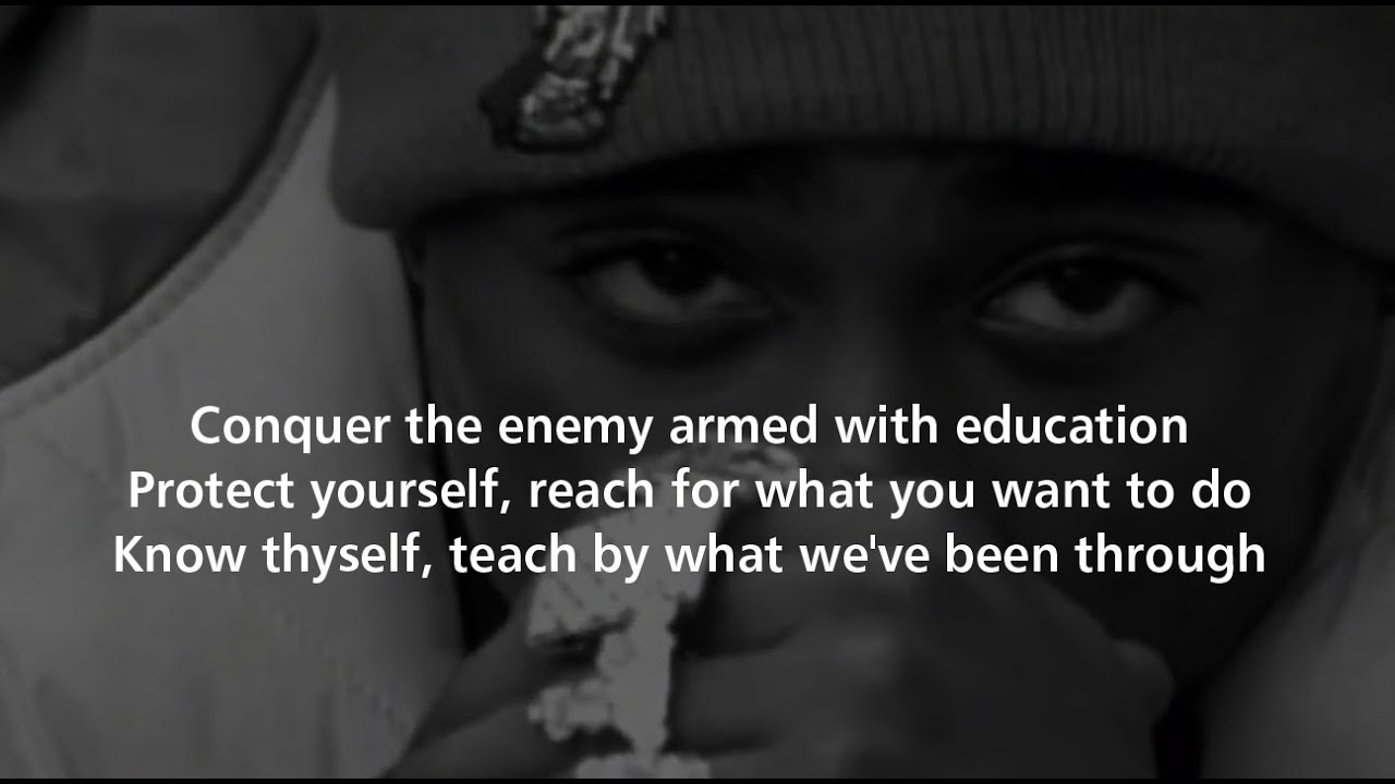 2Pac - Words of Wisdom with Lyrics