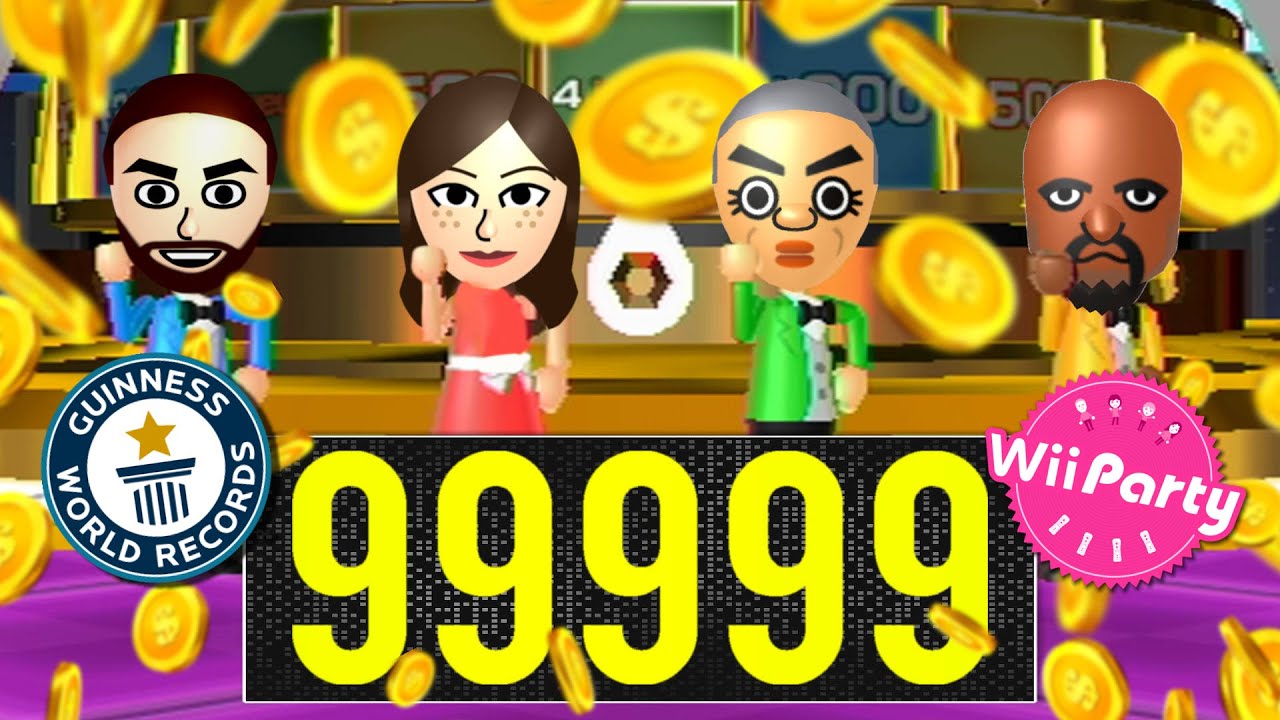 ON A REUSSI LE RECORD 99999 SUR LA ROUE DE LA CHANCE WII PARTY !