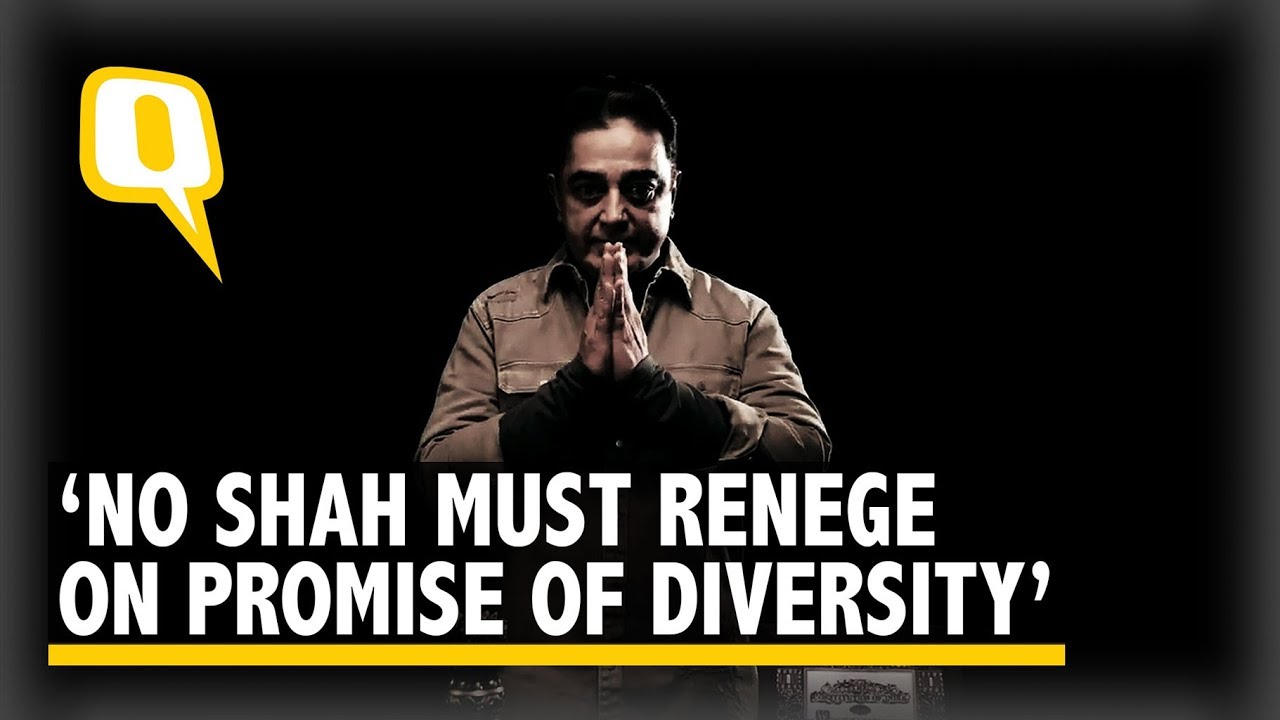 &lsquo;Short-Sighted&rsquo;: Kamal Haasan Slams Shah Amid Hindi Imposition Row | The Quint