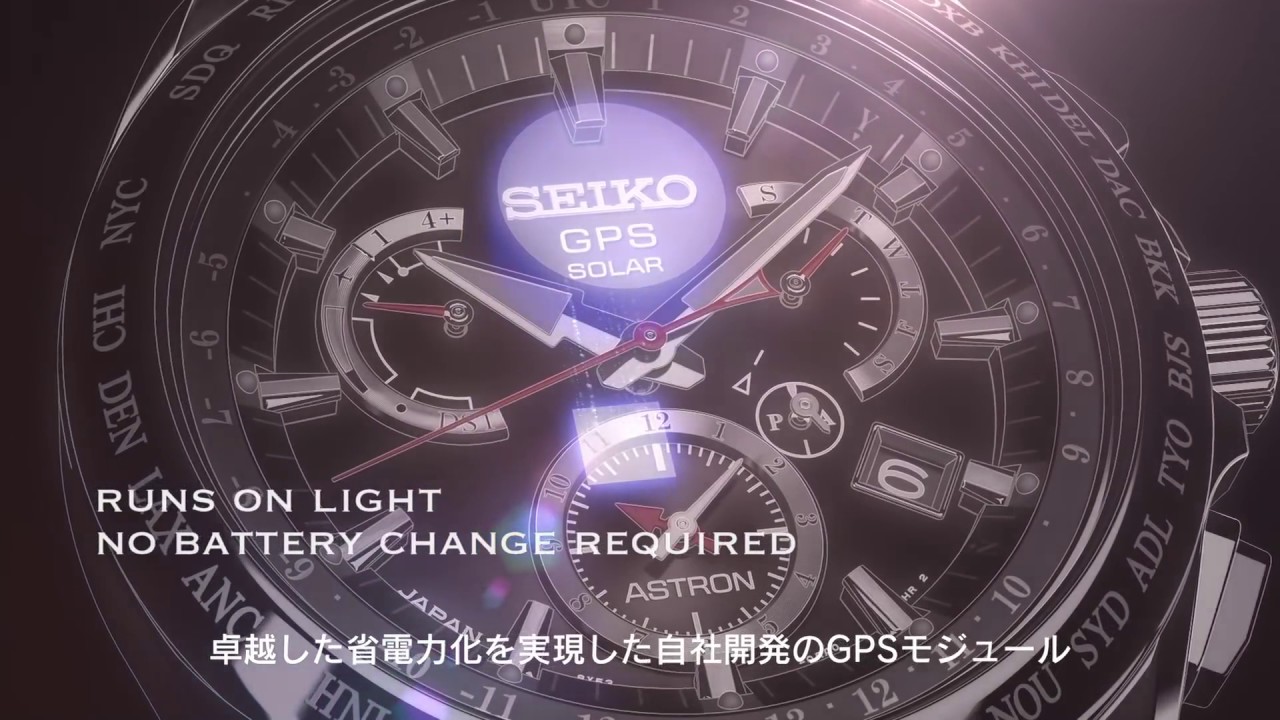 Seiko Astron GPS Solar Luxusuhr - Herrenuhr aus Titan und Keramik