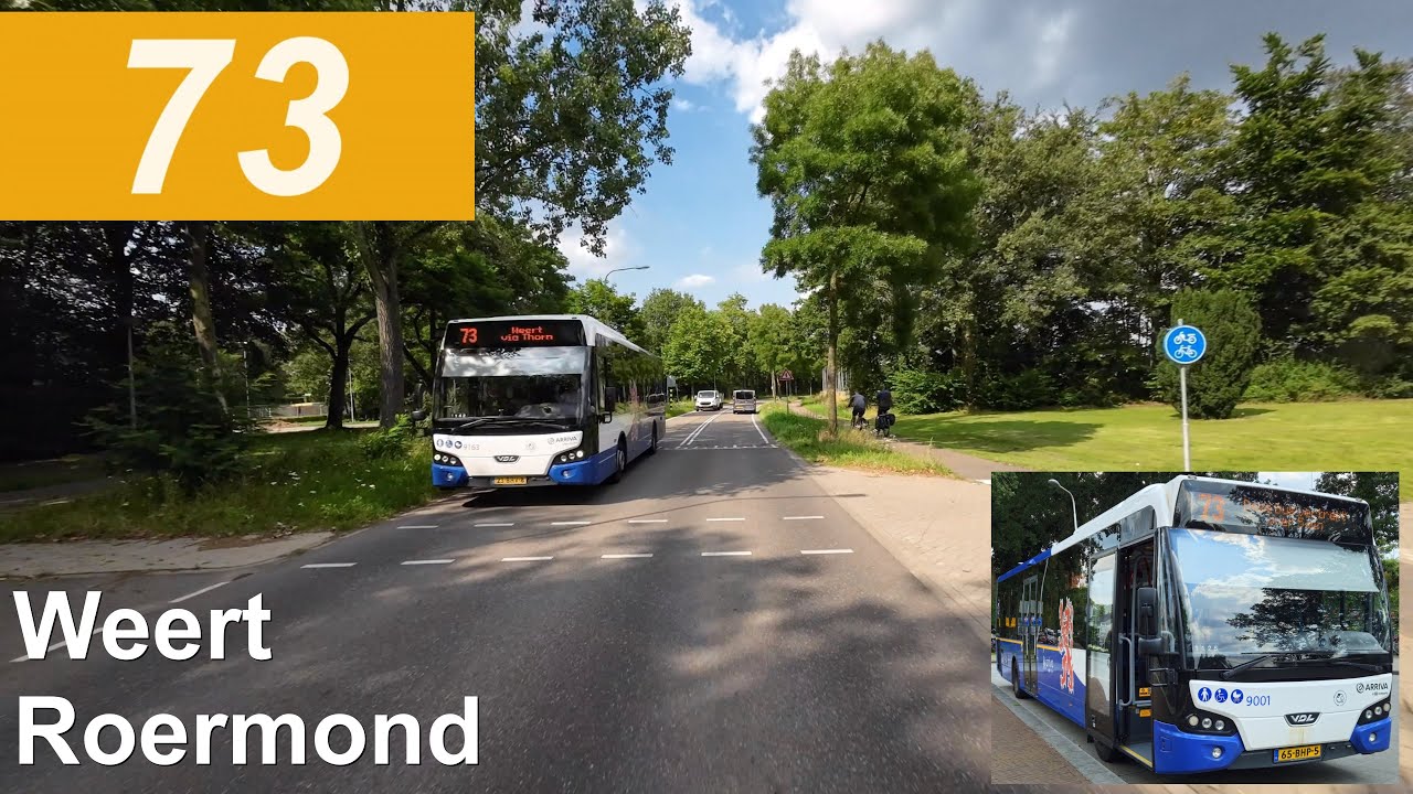 Arriva lijn 73: Weert Station - Roermond Station | Arriva Limburg | Arriva 9001 | 2024