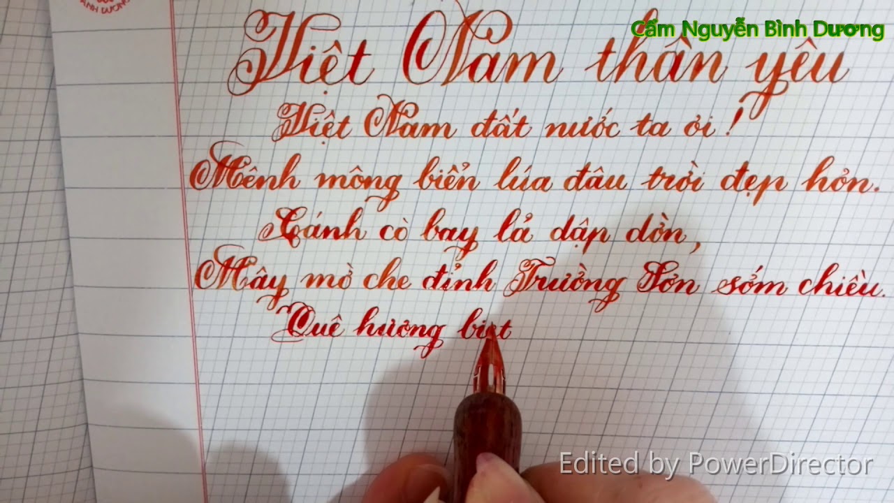 Luyện viết chữ đẹp - Viết sáng tạo bài thơ 