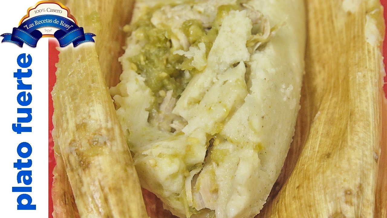 Tamales de puerco en salsa verde 💜💜💜 Las Recetas de Rosy