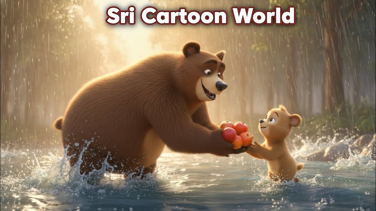 Balu aur Chinu Ki Sachchi Prem Kahani 🐻❤️ | Bear Couple Story ❤️ | #cartoon #panda #kids #love 