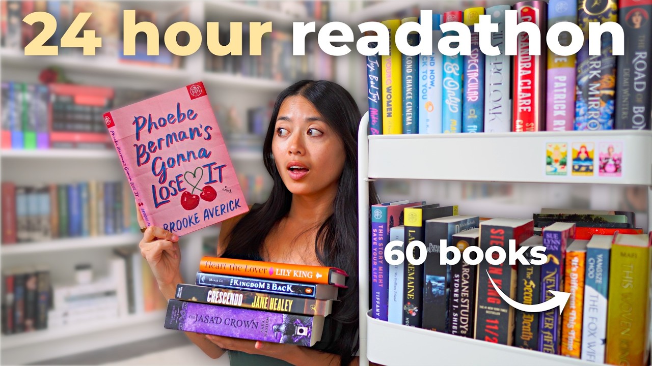 I read my TBR for 24 HOURS 📚⭐️ (how many books can I finish?!)