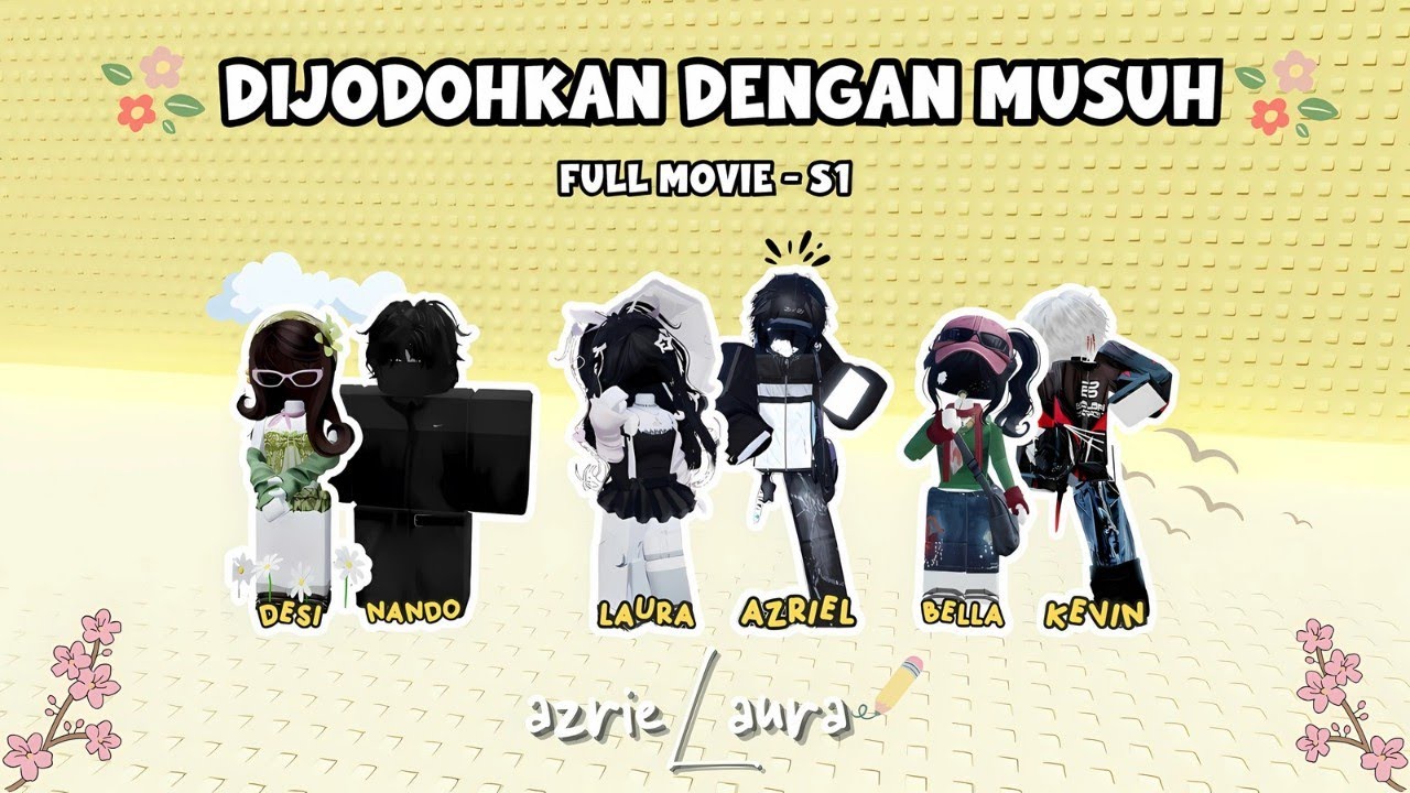 FULL MOVIE 🐝 POV PERCAKAPAN ROBLOX 🐝 Dijodohkan Dengan Musuhku ⁉️| Azriel Laura | Ending #full