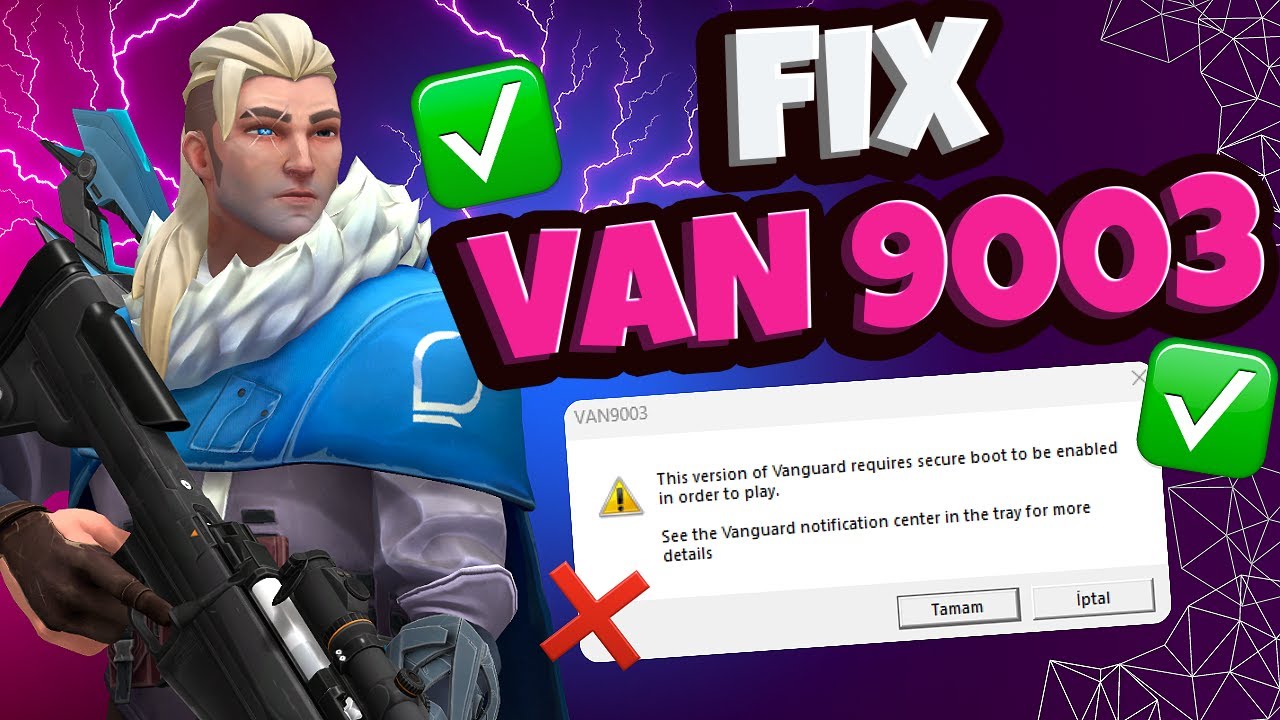 Как легко исправить ошибку Van9003 Valorant 2025!