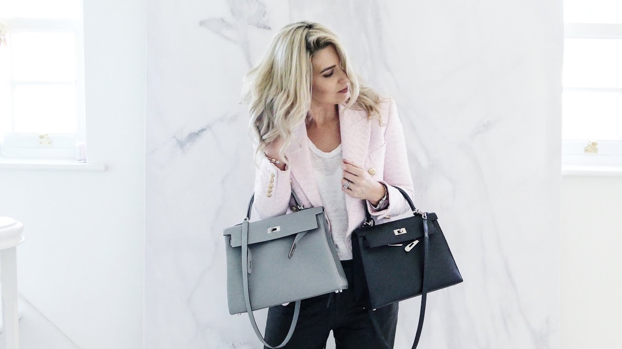 HERMES KELLY 32 Vs KELLY 28 | HOW TO DRESS YOUR HERMES BAG | IAM CHOUQUETTE